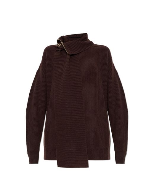 Sportmax Red Wool Sweater 'Feltro'