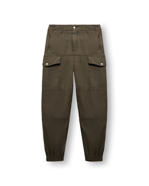 Alexander McQueen Green Cargo Trousers for men