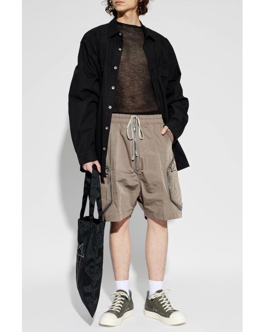 Rick Owens Black Transparent Sweater for men