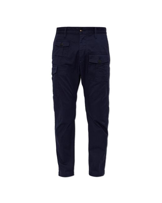 DSquared² Blue 'Cargo' Trousers for men
