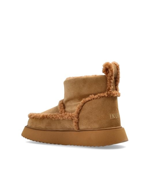 Inuikii Blue “Shearling Micro” Snow Boots