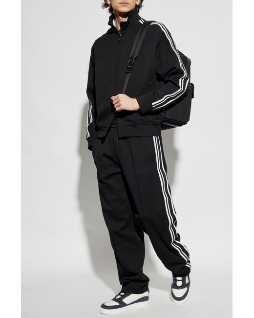 Emporio Armani Black Sweatshirt From The Sustainability Collection for men