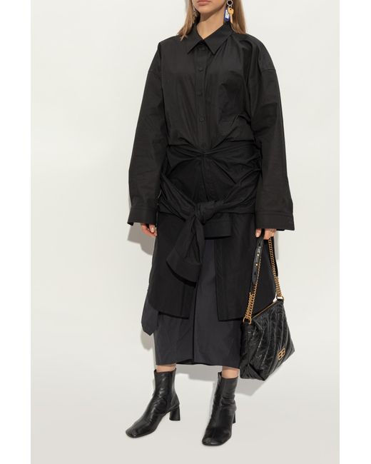 Balenciaga Black Leather Boots 'Dutyfree'