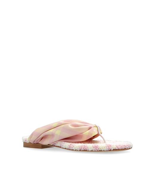 Burberry clearance flip flops