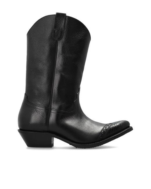 Our Legacy Black Heeled Boots 'Consultant' for men