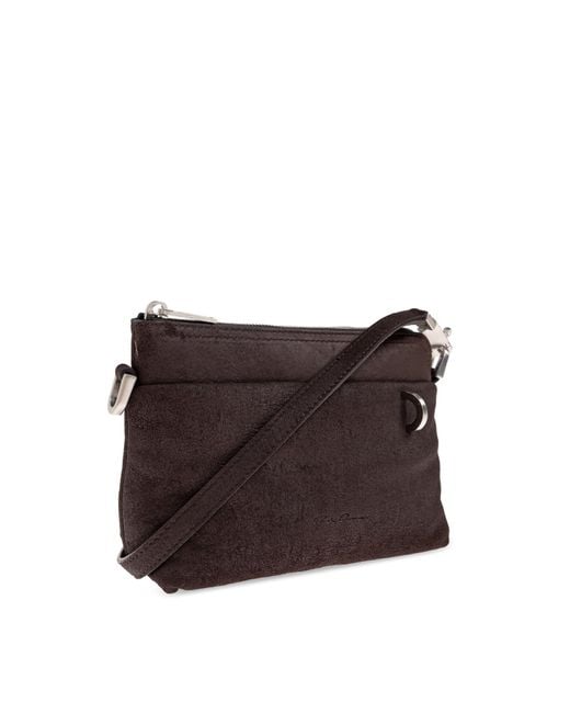 Rick Owens Brown Leather Bag 'Small Adri'