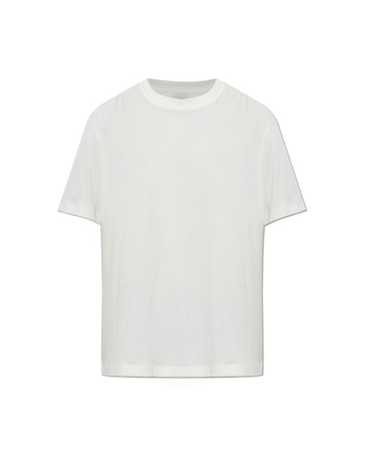Eleventy White Crew Neck T-Shirt for men