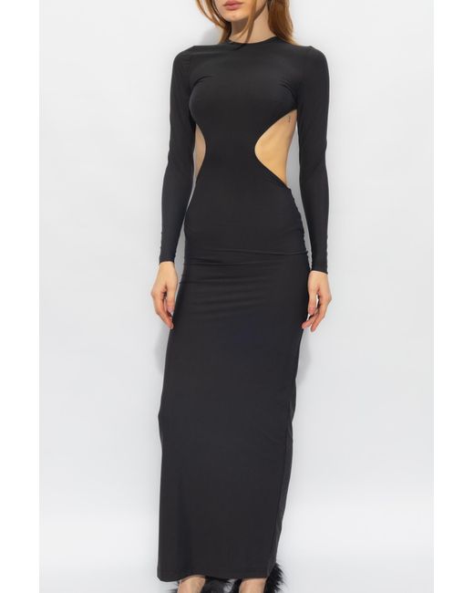 Balenciaga Black Cutout Dress,