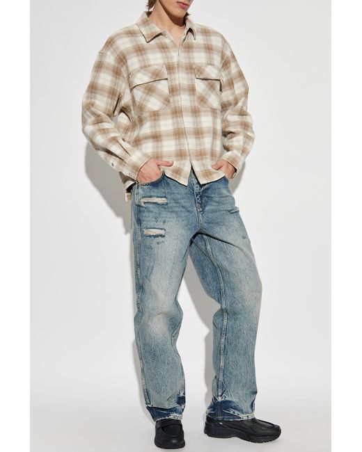 Represent Natural Shirt Waffle for men