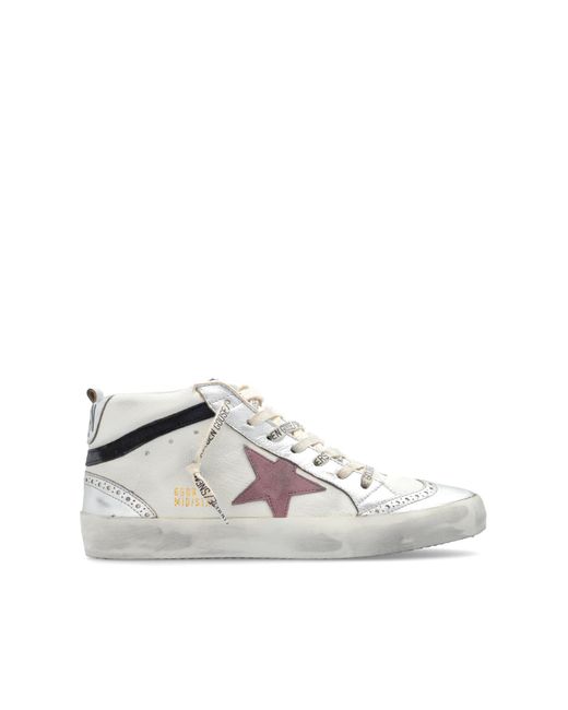 Golden Goose Deluxe Brand White High-top Sneakers 'mid Star Classic',