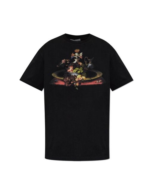 Vivienne Westwood Black T-Shirt 'Still Life'