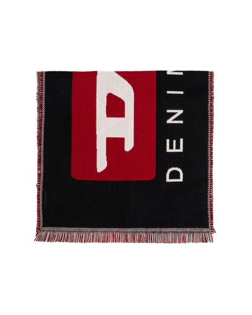 DIESEL Red Scarf 'S-Div' for men