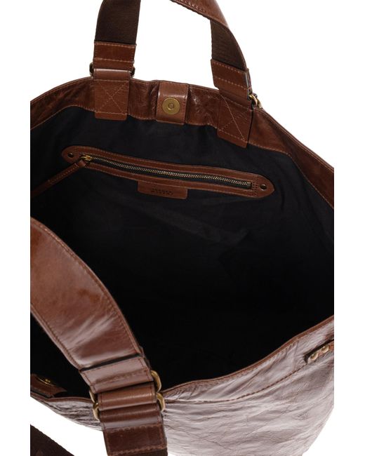 Isabel Marant Brown "Wardy" Shopper Bag