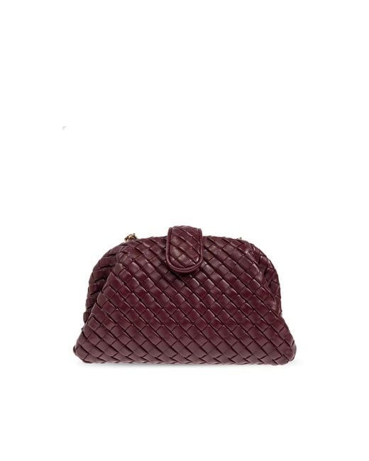 Bottega Veneta Red Clutch Lauren 1980 Small