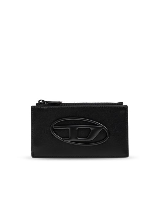 DIESEL Black 'Holi-D' Card Holder for men