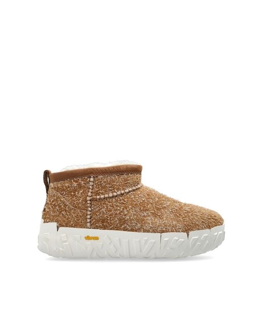 Ugg Brown Snow Boots 'Classic Ultra Mini Wrap Tech' for men