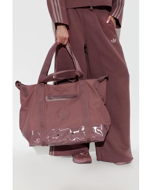 Adidas By Stella McCartney Brown Training Bag With Logo