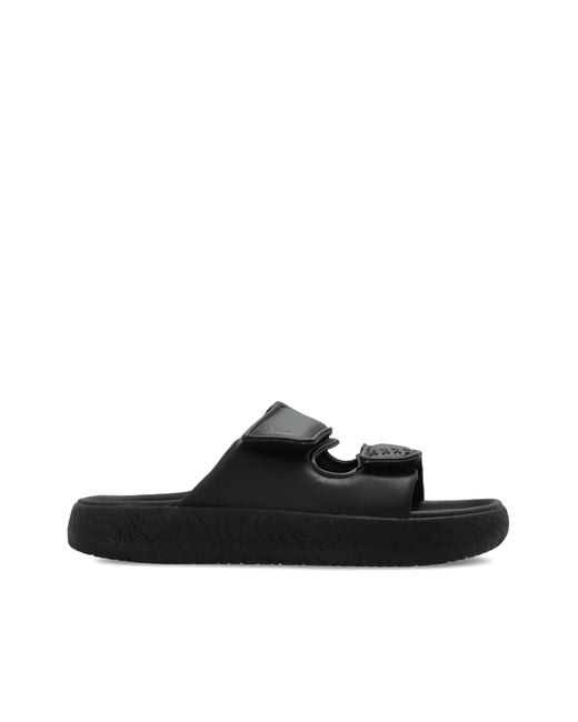 Veja Black 'Etna Bold Leather' Slides