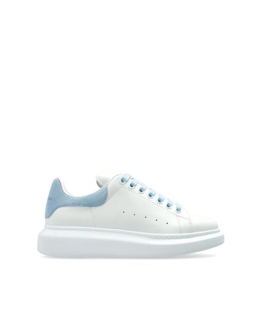 McQueen White Sports Shoes With Logo