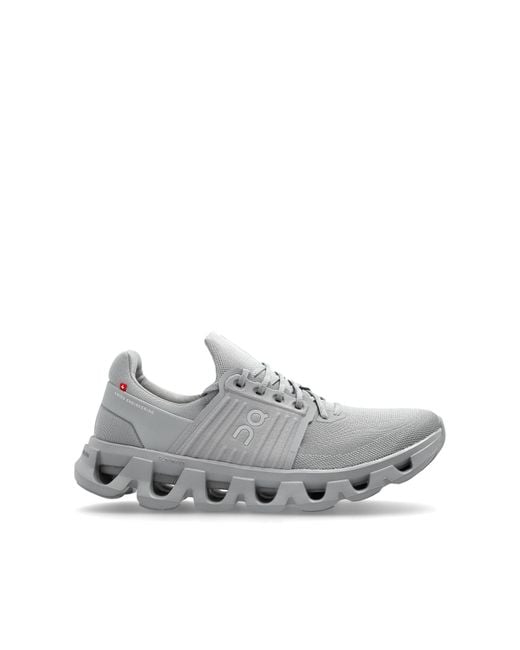 On Shoes Gray 'Cloudswift 4' Sports Shoes for men