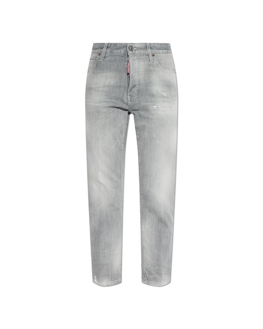 DSquared² Gray Boston Jeans
