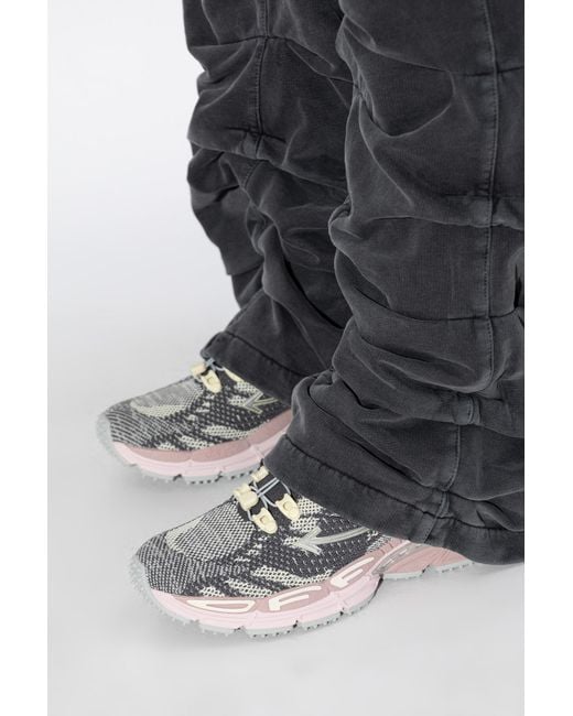 Off-White c/o Virgil Abloh Gray 'Be Right Back Knit' Sports Shoes