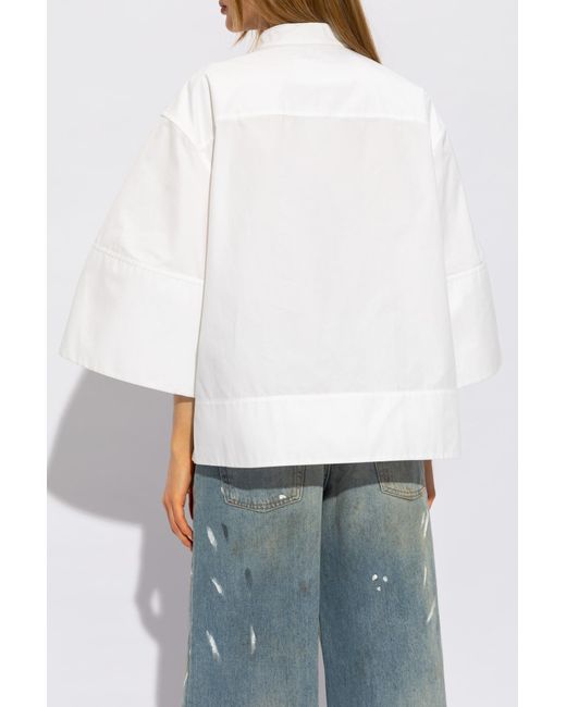 Jil Sander White Short-Sleeved Shirt
