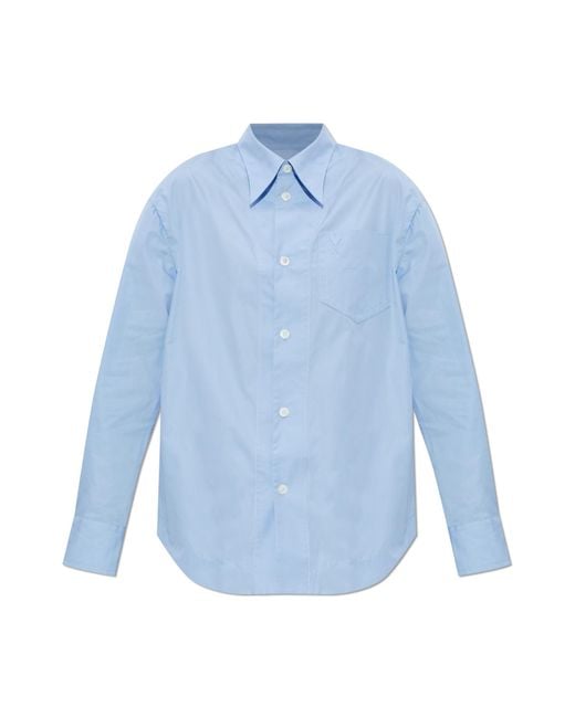 AMI Blue 'Oversize' Shirt
