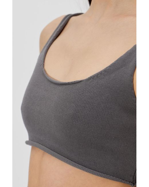 Entire studios Gray Strap Top