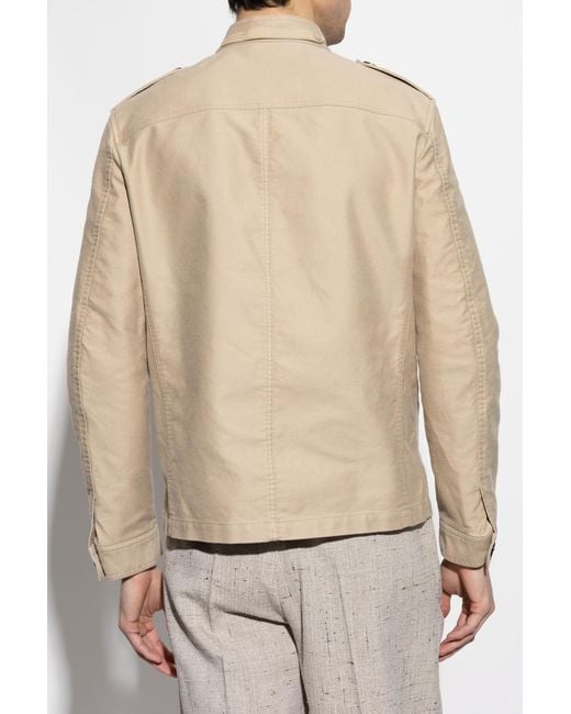Tom Ford Natural Jacket With Pockets for men