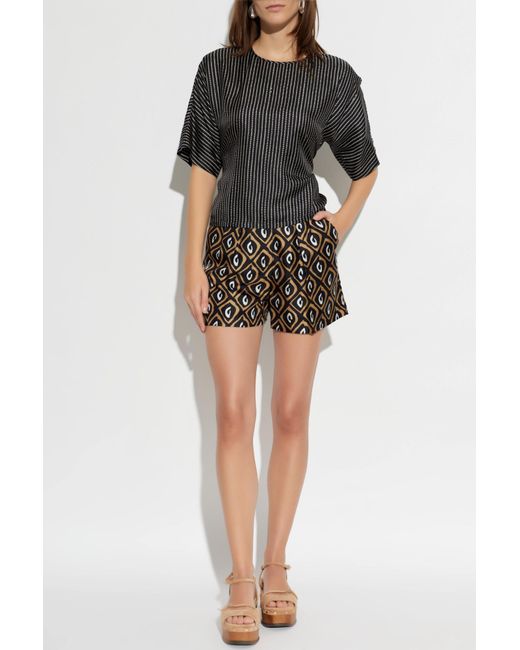 Max Mara Black 'Quinoa' Shorts