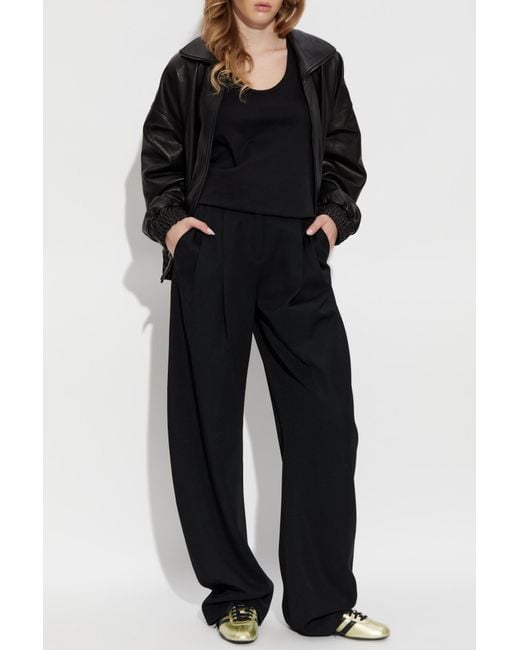 PANGAIA Black Sleeveless Top