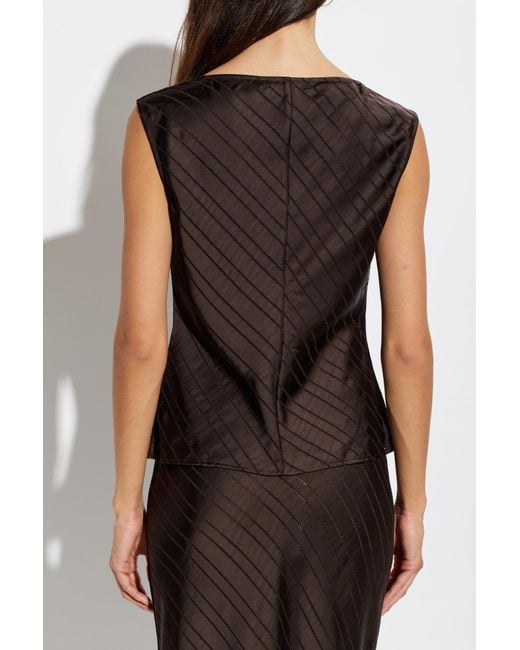 Samsøe & Samsøe Brown 'Saagne' Top