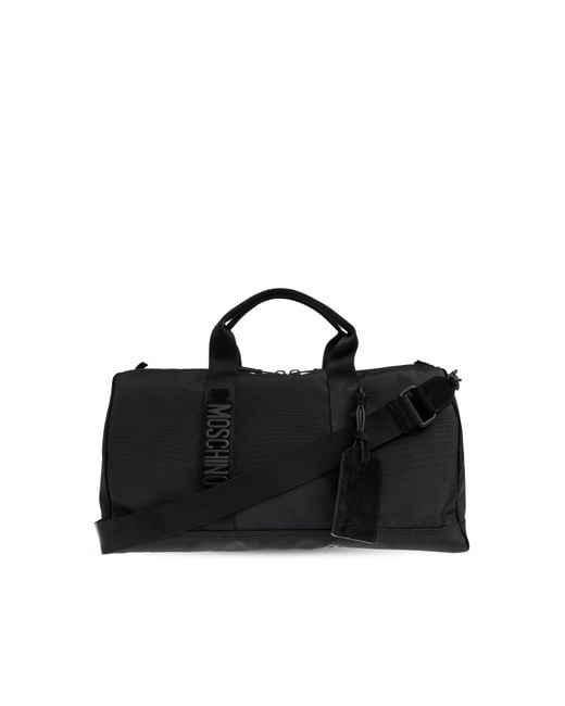 Moschino Black Hand Luggage Bag for men