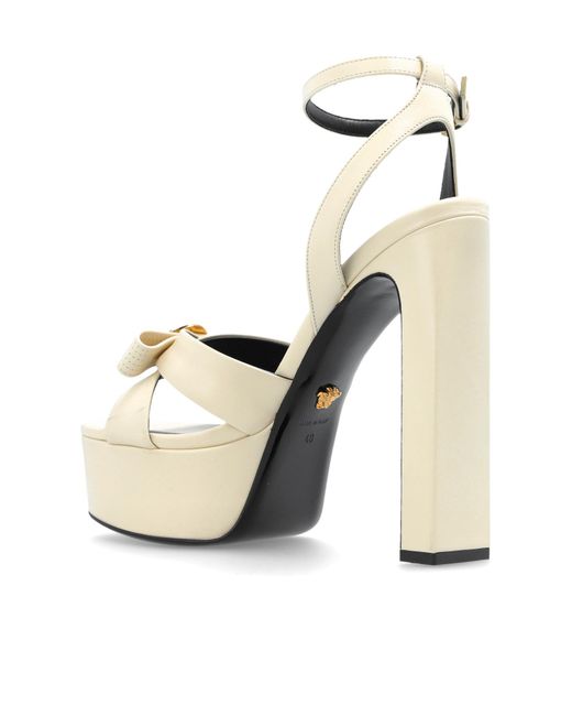 Versace Pink Platform Sandals