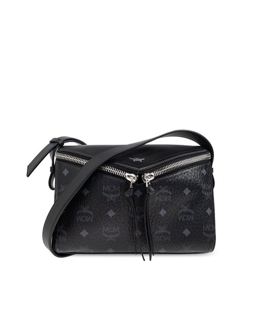MCM Black Shoulder Bag 'Diamant 3D Small'