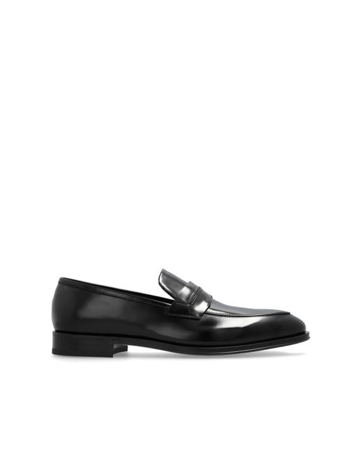 Ferragamo Black Leather Shoes 'Felipe' for men