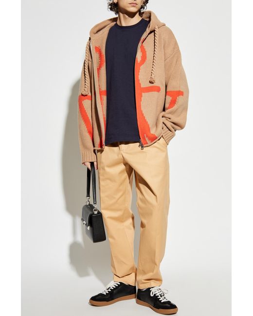 Jil Sander Natural Cotton Trousers for men