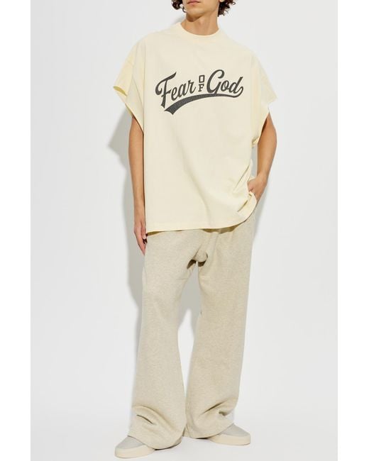 Fear Of God Natural Cotton Long-Sleeve T-Shirt for men