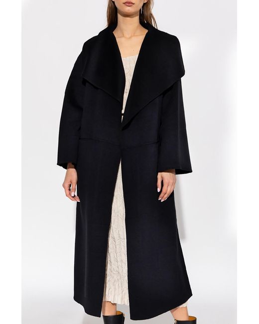 Totême Black Wool Coat