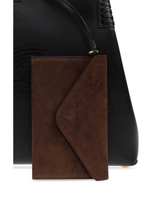Etro Black 'Shopper' Type Bag
