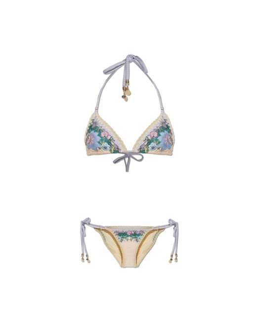 Zimmermann White Two-Piece Swimsuit