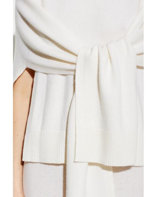 Lisa Yang White Poncho 'Simoni'