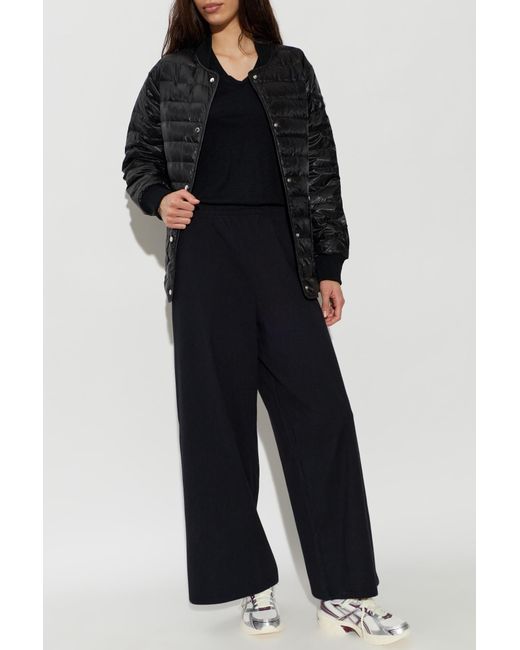 Moose Knuckles Black Oversized Puffer Jacket