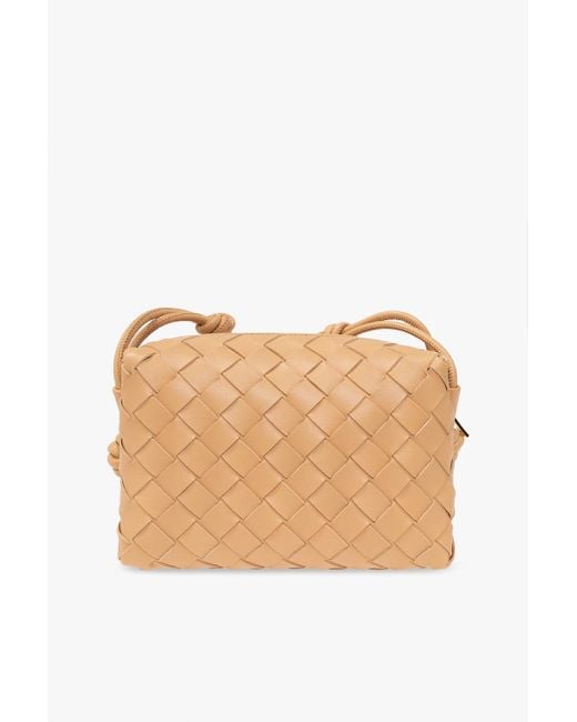 Bottega Veneta Natural Medium Loop Camera Handbag