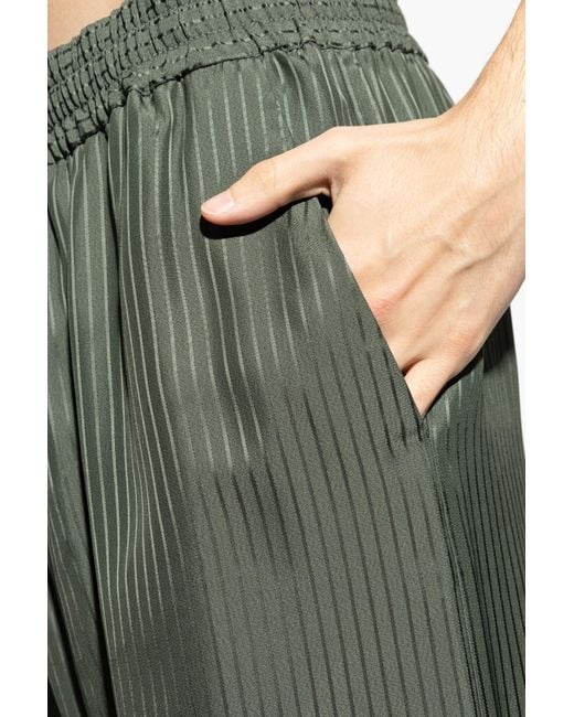 Golden Goose Deluxe Brand Green Straight-Leg Trousers for men