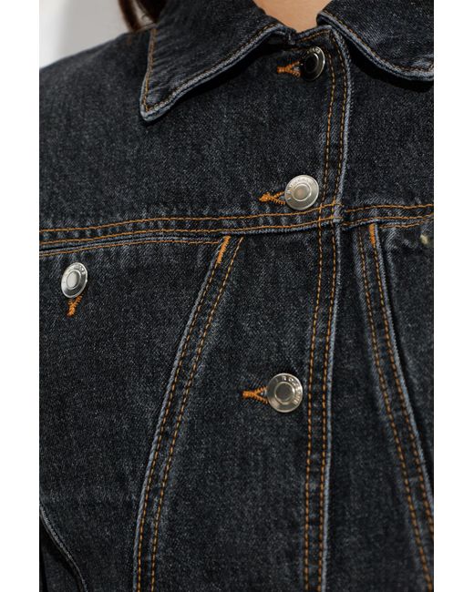 IRO Black 'Iloan' Denim Jacket