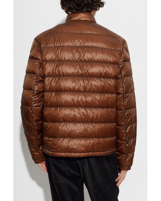 Moncler Brown Down Jacket "Selves" for men