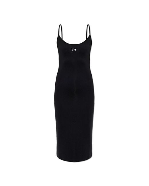 Off-White c/o Virgil Abloh Black Strappy Dress