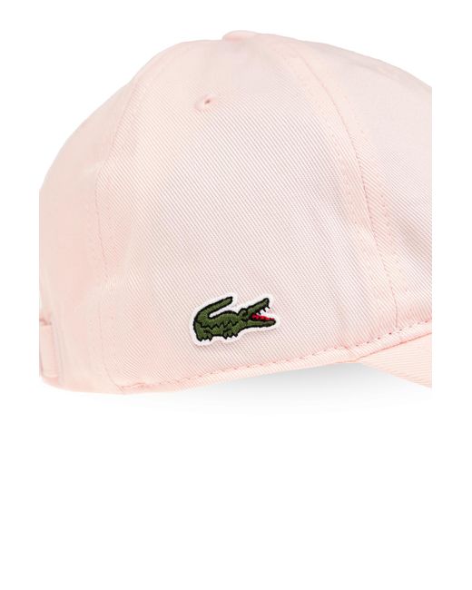Lacoste Pink Baseball Cap,